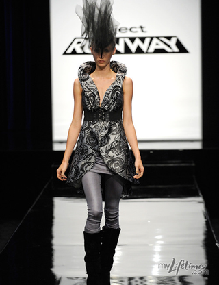 Illustration for article titled Heavenly Hats Paired With Fugly Frocks On Project Runway
